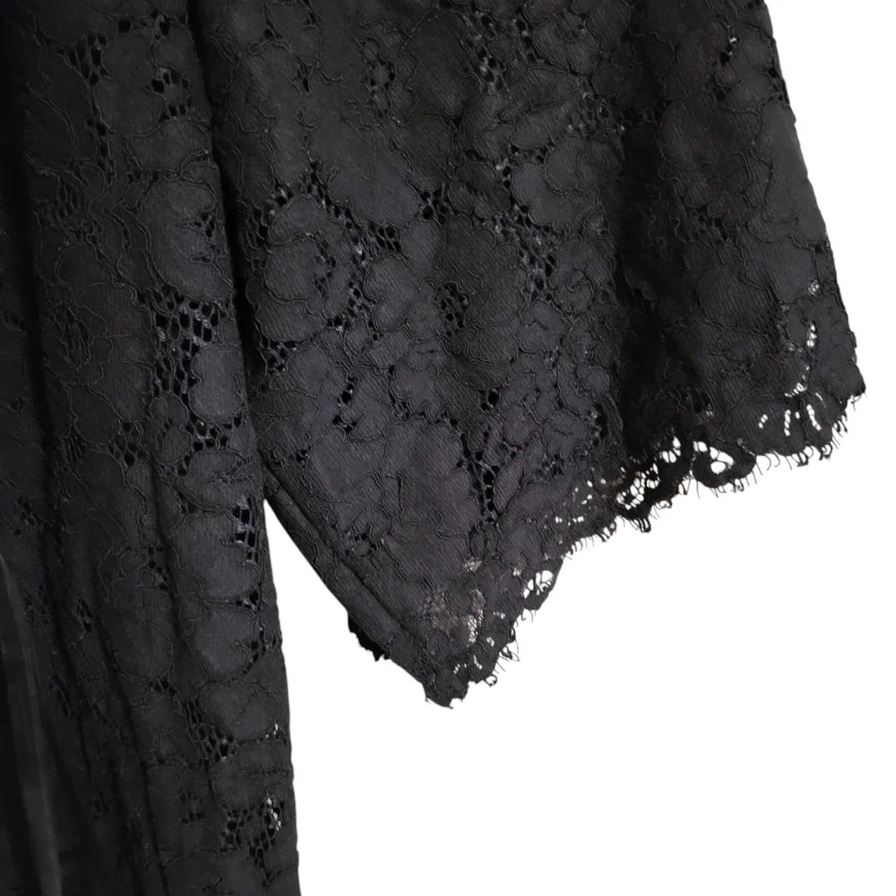 Soma Black Lace Robe